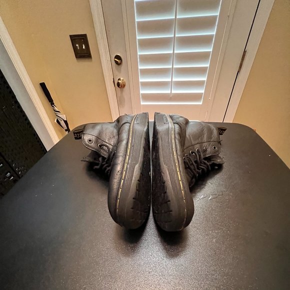 Dr Martens size 12 black leather boots NN29 7SW - Picture 7 of 12